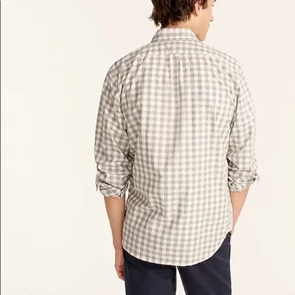 J. Crew Organic Cotton Gingham Shirt - Picture 3 of 7